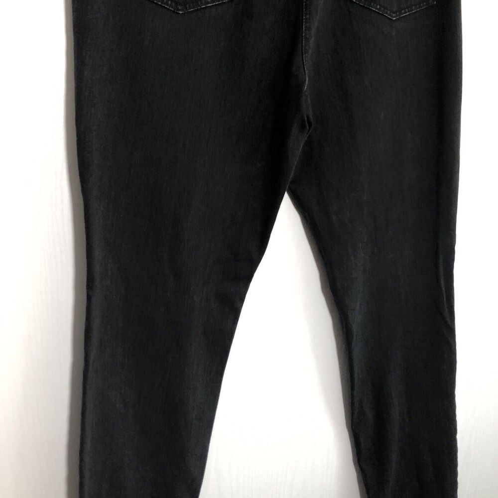 J McLaughlin Lexi Jeans Womens 14 Black Slim Tapered Legs Stretch Cotton - Picture 10 of 13